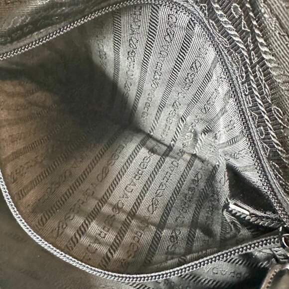 Preloved Prada Nylon Handbag Black with COA - Picture 8 of 9